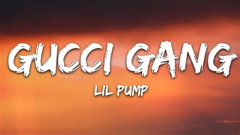 gucci gucci gang lyrics|Gucci gang meaning.